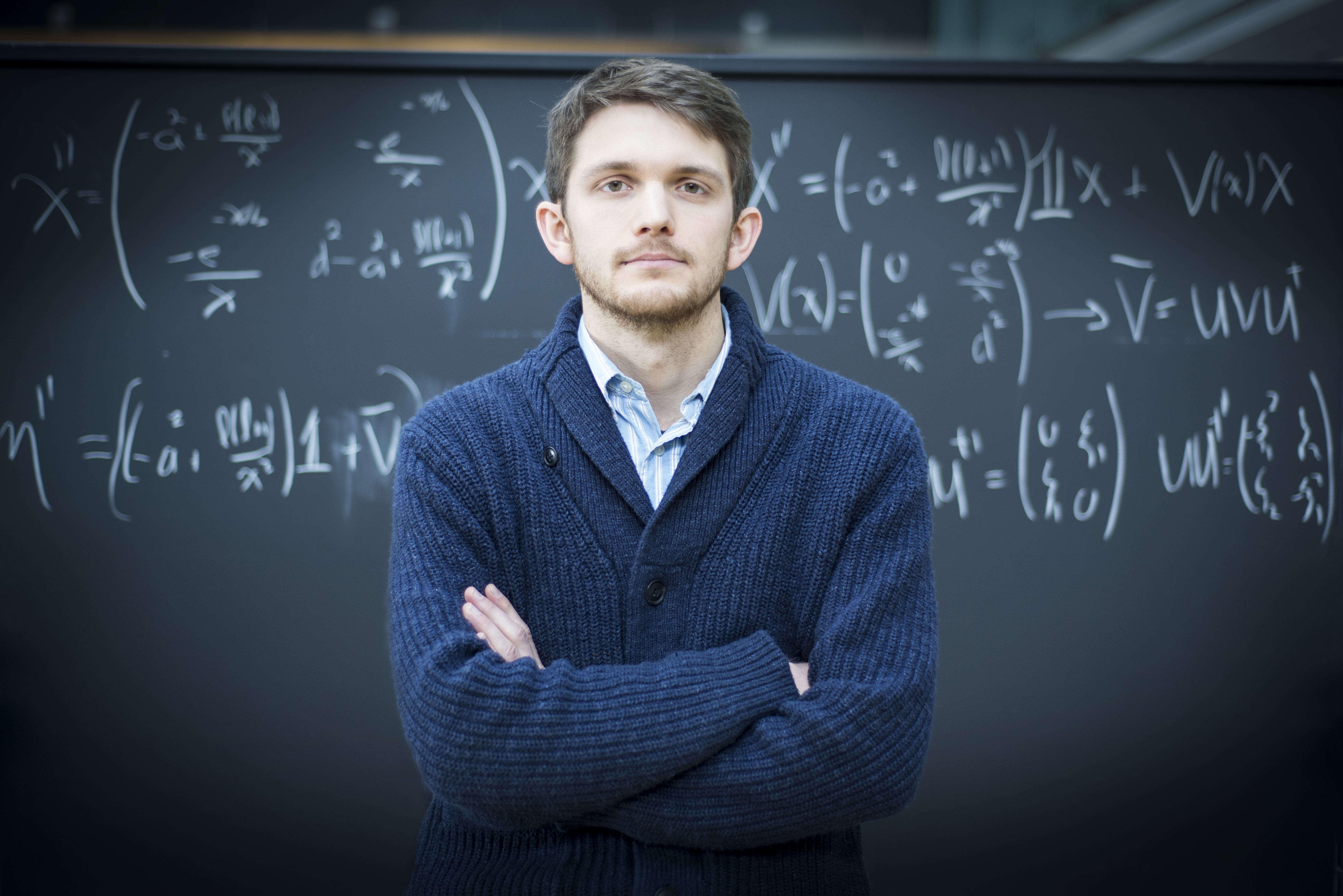 Portrait of Elliot Nelson, winner of two 2016 Buchalter Cosmology prizes