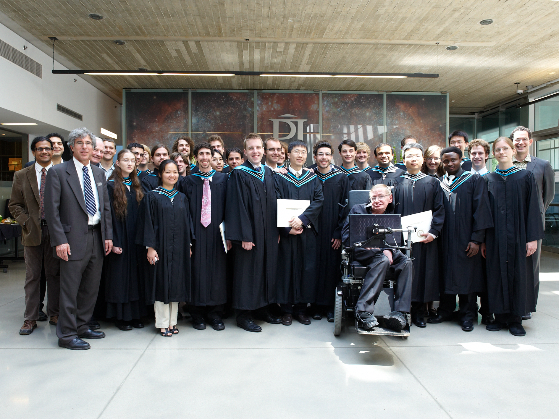 Perimeter Scholars International PSI convocation with Stephen Hawking 2010