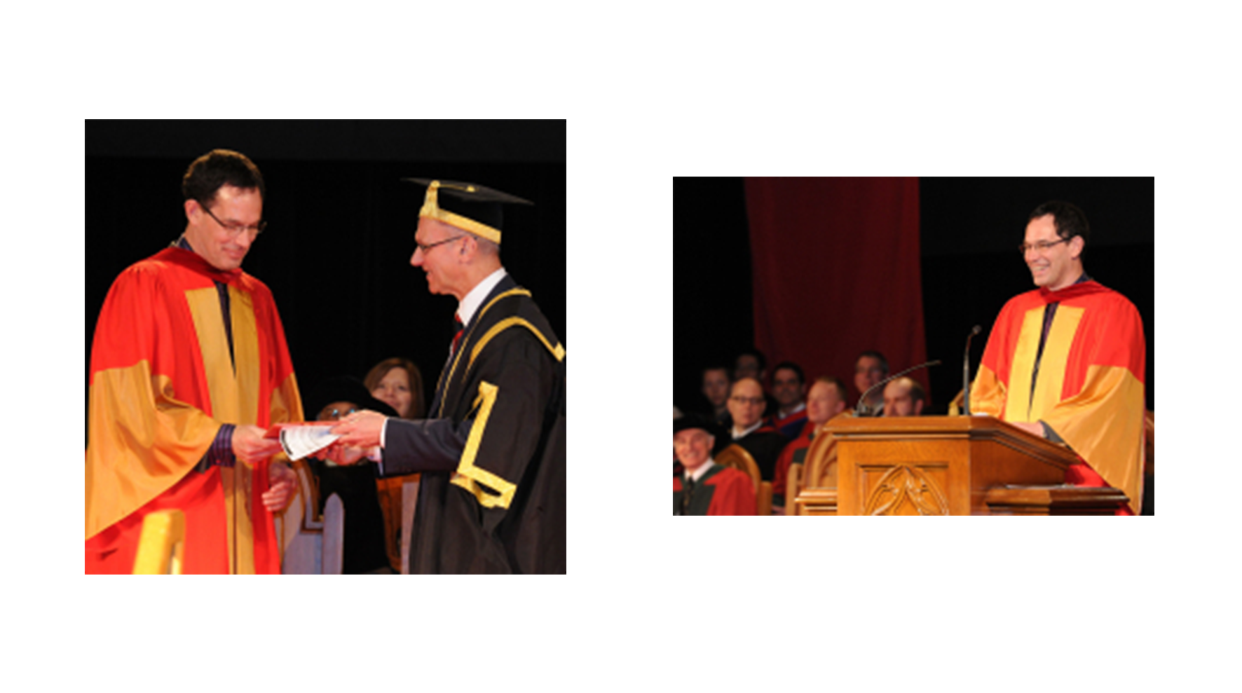 Pictures from Neil Turok's convocation address at University of Guelph