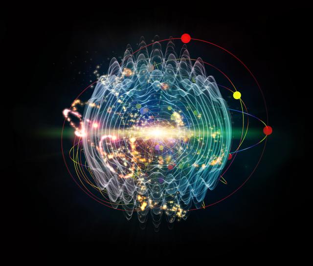 astract image of a particle