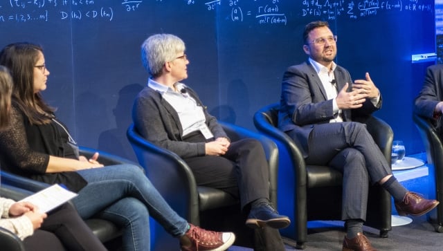 Panel discussion of two men and three women