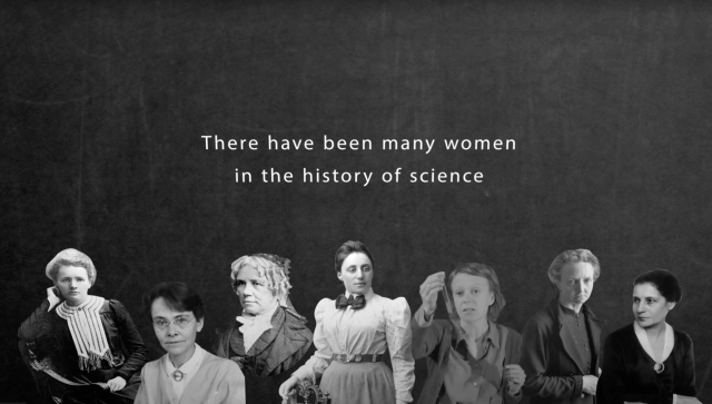 Collage of black and white women in science