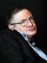 portrait of Stephen Hawking