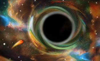 Image on a black hole horizon