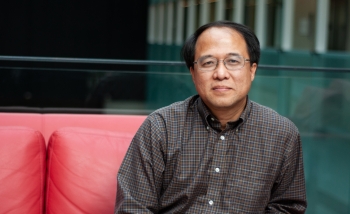 Portrait of Xiao-Gang Wen, Condensed matter theorist, "BMO Financial Group Isaac Newton" Chair in Theoretical Physics