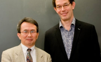 Hyung S. Choi, Director of Mathematical and Physical Sciences, John Templeton Foundation, and Neil Turok, Director of Perimeter Institute