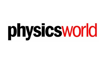 Physics world logo card